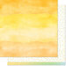 Lawn Fawn - Watercolor Wishes Rainbow Collection - 12 x 12 Double Sided Paper - Citrine