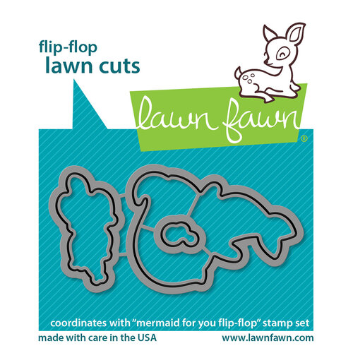Lawn Fawn - Lawn Cuts - Dies - Flip-Flop - Mermaid For You