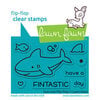 Lawn Fawn - Clear Photopolymer Stamps - Flip-Flop - Duh-nuh