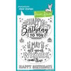 Lawn Fawn - Clear Photopolymer Stamps - Giant Birthday Messages