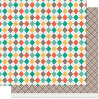 Lawn Fawn - Sweater Weather Remix Collection - 12 x 12 Double Sided Paper - Chill Remix
