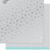 Lawn Fawn - Let It Shine Snowflakes Collection - 12 x 12 Double Sided Paper with Silver Foil Accents - Brrr