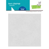 Lawn Fawn - Stencils - Snowflake Background