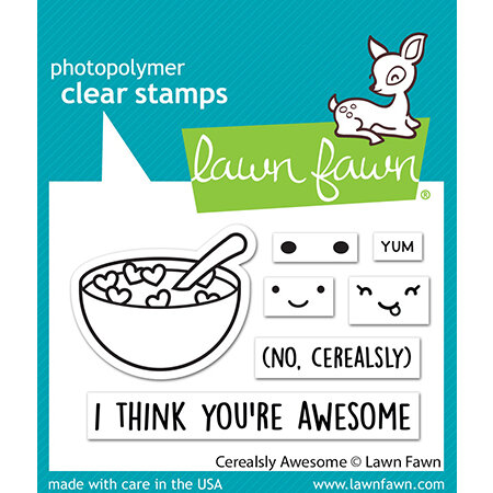 Lawn Fawn - Clear Photopolymer Stamps - Cerealsly Awesome