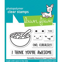 Lawn Fawn - Clear Photopolymer Stamps - Cerealsly Awesome