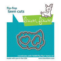 Lawn Fawn - Lawn Cuts - Dies - RAWR Flip-Flip