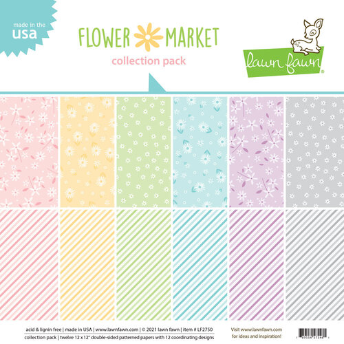 Lawn Fawn - Flower Market Collection - 12 x 12 Collection Pack