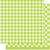 Lawn Fawn - Gotta Have Gingham Rainbow Collection - 12 x 12 Double Sided Paper - Greta