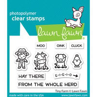 Lawn Fawn - Clear Photopolymer Stamps - Tiny Farm