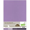 Lawn Fawn - 8.5 x 11 Textured Canvas Cardstock - Purple - 10 Pack