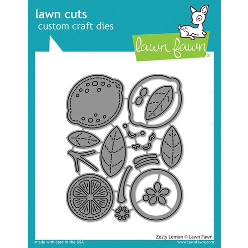 Lawn Fawn - Lawn Cuts - Dies - Zesty Lemon