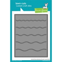 Lawn Fawn - Lawn Cuts - Dies - Stitched Wavy Backdrop - Portrait