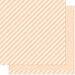 Lawn Fawn - Stripes 'n Sprinkles Collection - 12 x 12 Double Sided Paper - Oh My Orange