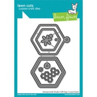 Lawn Fawn - Lawn Cuts - Dies - Honeycomb Shaker Gift Tag