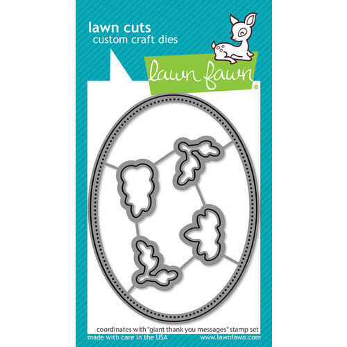 Lawn Fawn - Lawn Cuts - Dies - Giant Thank You Messages