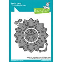 Lawn Fawn - Lawn Cuts - Dies - Magic Iris Sunflower Add-On