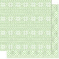 Lawn Fawn - Knit Picky Winter Collection - Christmas - 12 x 12 Double Sided Paper - Itchy Sweater