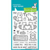 Lawn Fawn - Clear Photopolymer Stamps - Wood You Be Mine