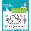 Lawn Fawn - Clear Photopolymer Stamps - So Dam Much