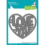 Lawn Fawn - Lawn Cuts - Dies - Giant Outlined Love Ya