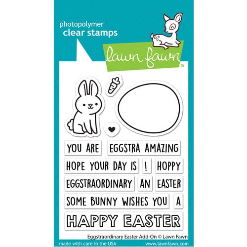 Lawn Fawn - Clear Photopolymer Stamps - Eggstraordinary Easter Add-On