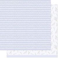Lawn Fawn - What's Sewing On Collection - 12 x 12 Double Sided Paper - Running Stitch
