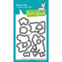 Lawn Fawn - Lawn Cuts - Dies - Yappy Birthday Add-On