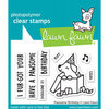 Lawn Fawn - Clear Photopolymer Stamps - Pawsome Birthday