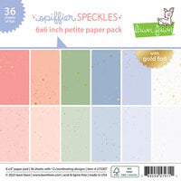 Lawn Fawn - Spiffier Speckles Collection - 6 x 6 Petite Paper Pack