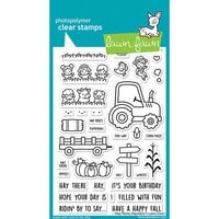 Lawn Fawn - Clear Photopolymer Stamps - Hay There Hayrides