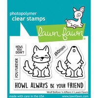 Lawn Fawn - Halloween - Clear Photopolymer Stamps - Wolf Before n Afters