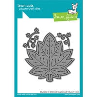 Lawn Fawn - Lawn Cuts - Dies - Outside In Stitched Maple Leaf
