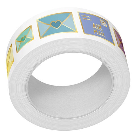 Lawn Fawn - Washi Tape - Happy Mail Foiled