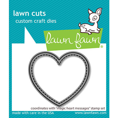 Lawn Fawn - Dies - Magic Heart Messages