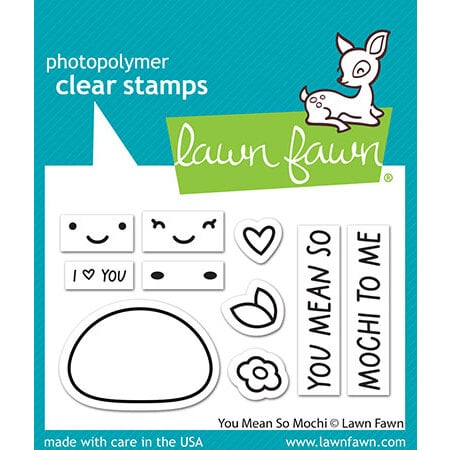 Lawn Fawn - Clear Photopolymer Stamps - You Mean So Mochi