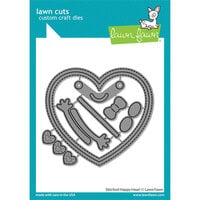 Lawn Fawn - Dies - Stitched Happy Heart