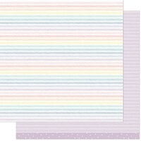 Lawn Fawn - Rainbow Ever After Collection - 12 x 12 Double Sided Paper - Aurora