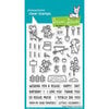 Lawn Fawn - Clear Photopolymer Stamps - Veggie Happy