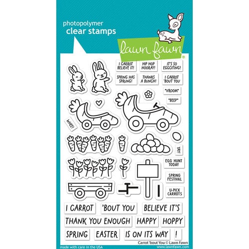 Lawn Fawn - Clear Photopolymer Stamps - Carrot 'Bout You