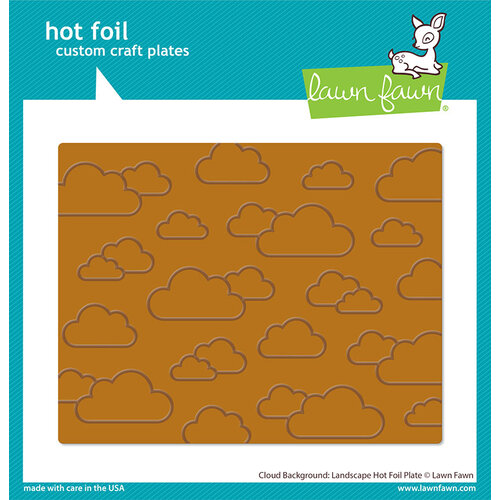 Lawn Fawn - Hot Foil - Cloud Background - Landscape