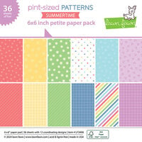 Lawn Fawn - Summertime Collection - 6 x 6 Petite Paper Pack