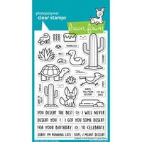Lawn Fawn - Clear Photopolymer Stamps - Critters In The Desert Add-On