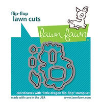 Lawn Fawn - Lawn Cuts - Dies - Flip-Flop - Little Dragon