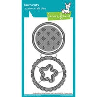 Lawn Fawn - Lawn Cuts - Dies - Embroidery Hoop Window And Frame Add-On