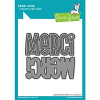 Lawn Fawn - Dies - Giant Outlined Merci
