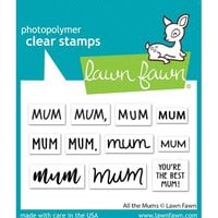 Lawn Fawn - Clear Photopolymer Stamps - All The Mums