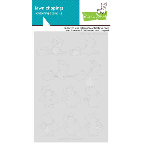 Lawn Fawn - Stencils - Halloween Mice