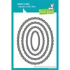 Lawn Fawn - Lawn Cuts - Dies - Stitched Scalloped Oval Stackables