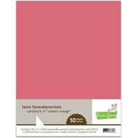Lawn Fawn - 8.5 x 11 Cardstock - Sunset Orange - 10 Pack