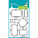 Lawn Fawn - Clear Photopolymer Stamps - Flirty Frames